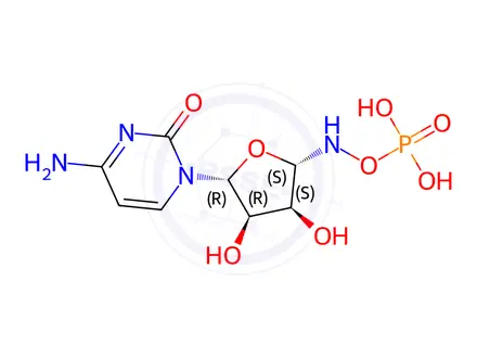 Chemical structure of 5-Azacytidine 5'-Monophosphate