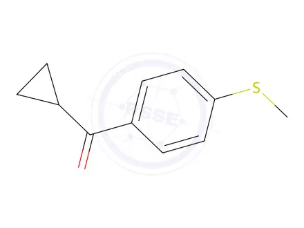 Chemical structure of Cyclopropyl 4-thiomethylphenyl ketone