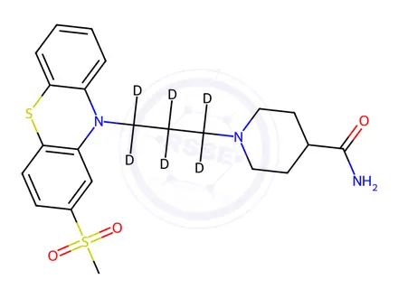 Chemical structure of Metopimazine-d6