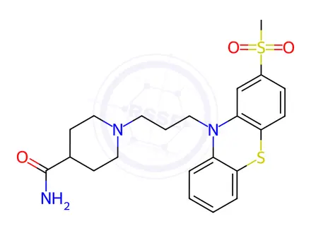 Chemical structure of Metopimazine