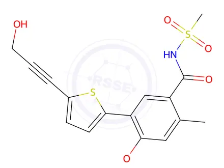 Chemical structure of Mozavaptan Impurity 74