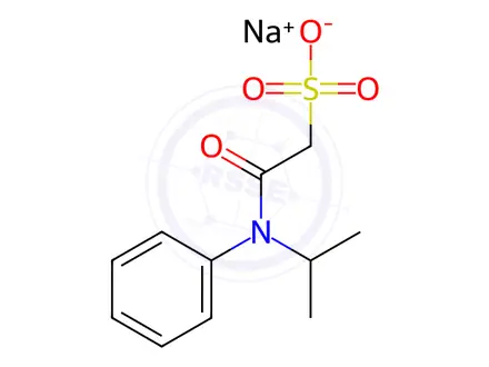 Chemical structure of Propachlor-ethane sulfonic acid sodium