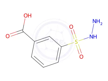Chemical structure of 3-(hydrazinesulfonyl)benzoic Acid
