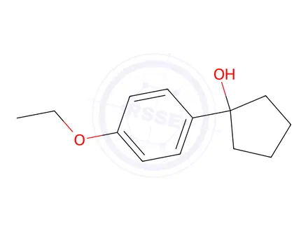 Chemical structure of 1-(4-ethoxyphenyl)cyclopentan-1-ol