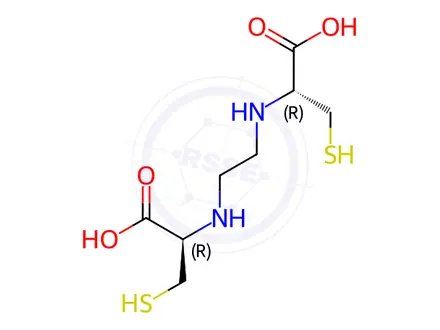 Chemical structure of Acetylcysteine Impurity 62