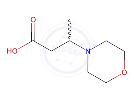 Chemical structure of 3-Morpholin-4-yl-butyric acid