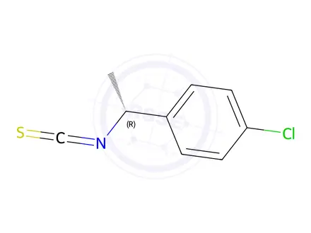 Chemical structure of (R)-(-)-1-(4-Chlorophenyl)ethyl isothiocyanate
