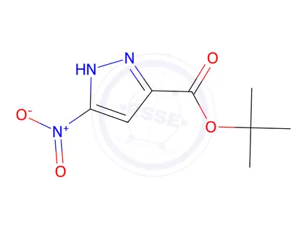 Chemical structure of tert-Butyl 5-nitro-1H-pyrazole-3-carboxylate