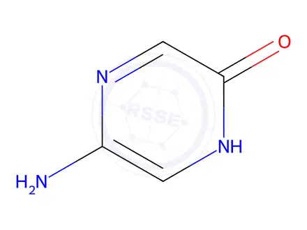 Chemical structure of 2-Amino-5-hydroxypyrazine