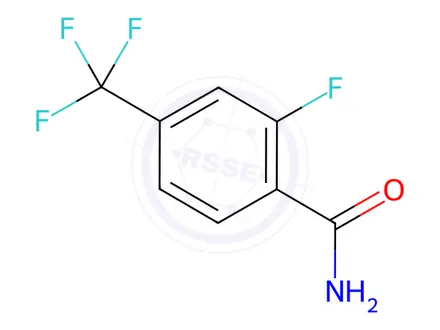 Chemical structure of 2-Fluoro-4-(trifluoromethyl)benzamide