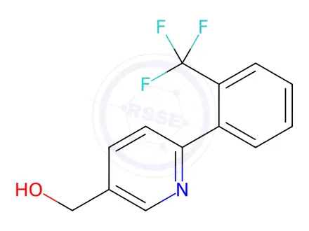 Chemical structure of [6-[2-(Trifluoromethyl)phenyl]3-pyridyl]methanol
