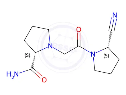 Chemical structure of Vildagliptin Impurity 216