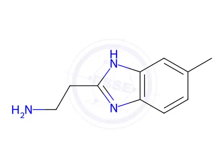 Chemical structure of 2-(5-Methyl-1H-benzimidazol-2-yl)ethanamine dihydrochloride