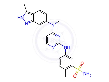 Chemical structure of Pazopanib Impurity 145