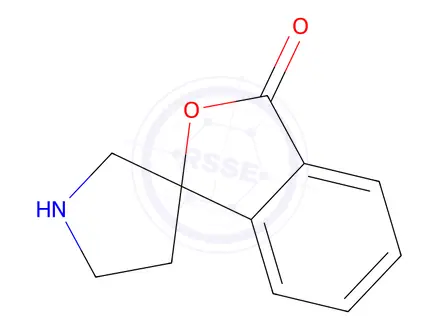 Chemical structure of 3h-spiro[2-benzofuran-1,3'-pyrrolidine]-3-one