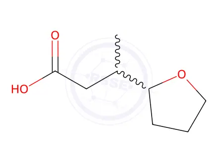Chemical structure of 3-(oxolan-2-yl)butanoic acid