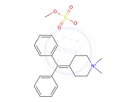 Chemical structure of Diphemanil Methosulfate