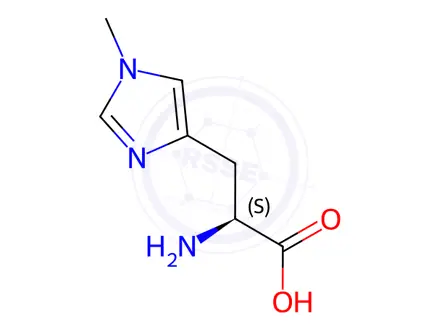 Chemical structure of L-1-Methylhistidine