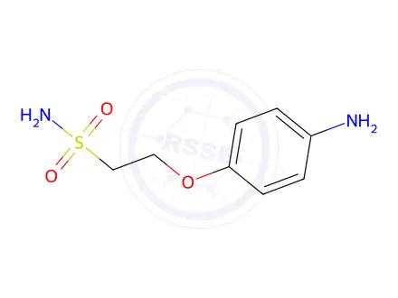 Chemical structure of 2-(4-Aminophenoxy)ethane-1-sulfonamide