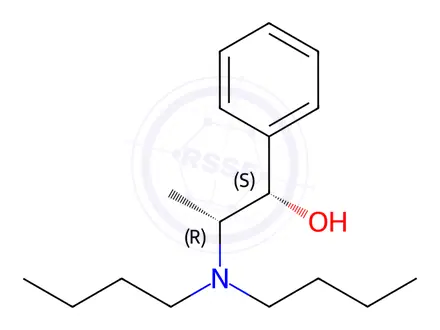 Chemical structure of (1S,2R)-2-(Dibutylamino)-1-phenyl-1-propanol