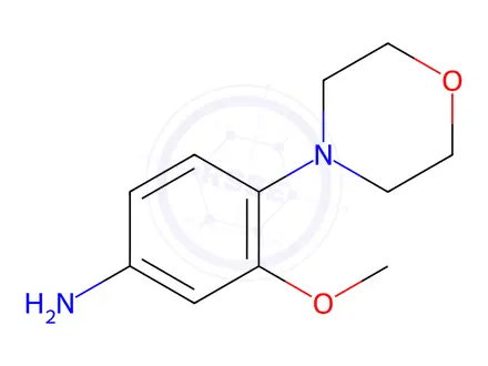Chemical structure of (3-Methoxy-4-morpholin-4-ylphenyl)amine