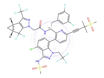 Chemical structure of Lenacapavir Impurity 29