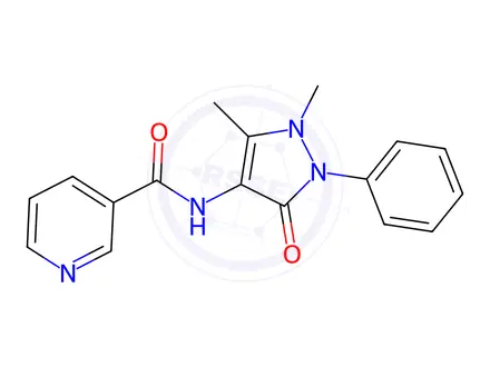 Chemical structure of Antipyrine Impurity 20 (Nifenazone)