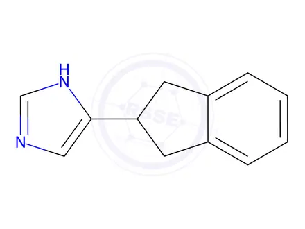 Chemical structure of 5-(2,3-Dihydro-1H-inden-2-yl)-1H-imidazole