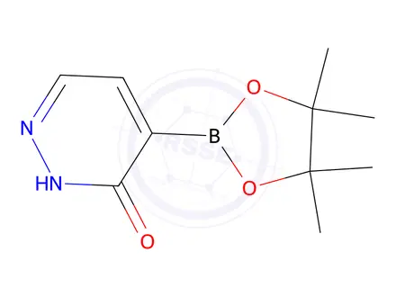 Chemical structure of 4-(4,4,5,5-Tetramethyl-1,3,2-dioxaborolan-2-yl)pyridazin-3(2H)-one