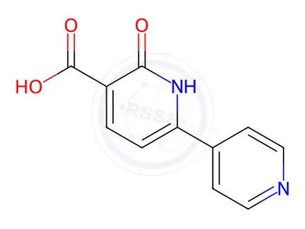 Chemical structure of 2-Oxo-6-(pyridin-4-yl)-1,2-dihydropyridine-3-carboxylic acid