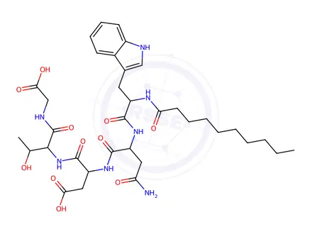 Chemical structure of Daptomycin Impurity 64