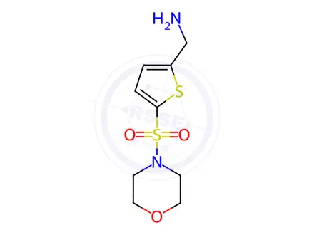 Chemical structure of [5-(Morpholine-4-sulfonyl)thiophen-2-yl]methanamine