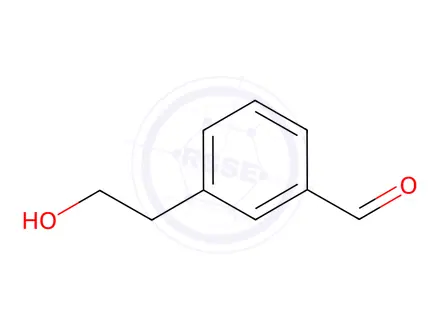 Chemical structure of Benzaldehyde, 3-(2-hydroxyethyl)-(9CI)