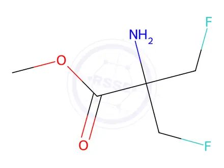 Chemical structure of Alanine, 3-fluoro-2-(fluoromethyl)-, methyl ester (9CI)