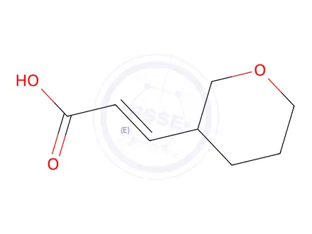 Chemical structure of (2e)-3-(oxan-3-yl)prop-2-enoic acid