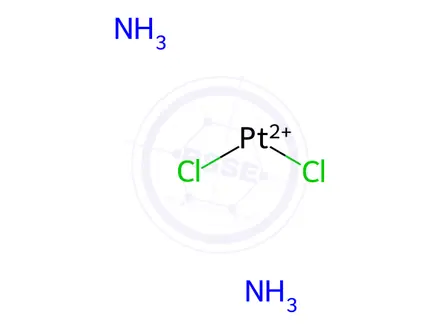 Chemical structure of Cisplatin EP Impurity A