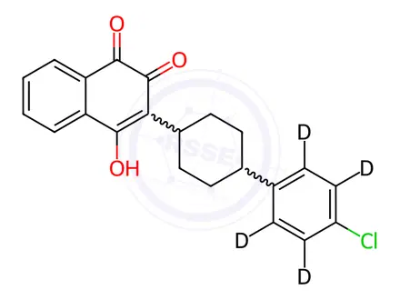 Chemical structure of Atovaquone Impurity 30