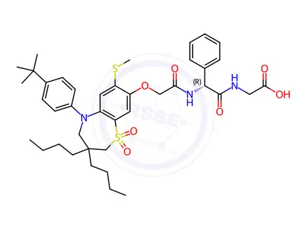 Chemical structure of Elobixibat Impurity 10