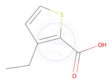 Chemical structure of 3-ethylthiophene-2-carboxylic acid