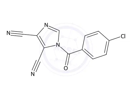 Chemical structure of 1-(4-Chlorobenzoyl)-1H-imidazole-4,5-dicarbonitrile