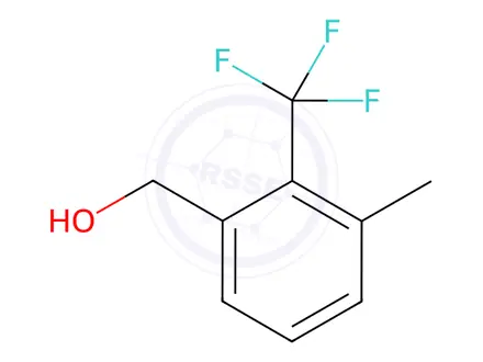 Chemical structure of (3-Methyl-2-(trifluoromethyl)phenyl)methanol