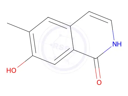Chemical structure of 7-Hydroxy-6-methylisoquinolin-1(2H)-one