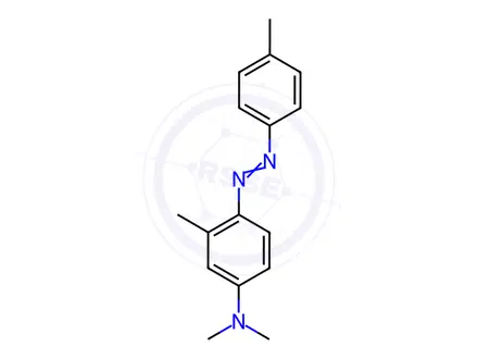 Chemical structure of 2,4',N,N-Tetramethylazobenzen-4-amine