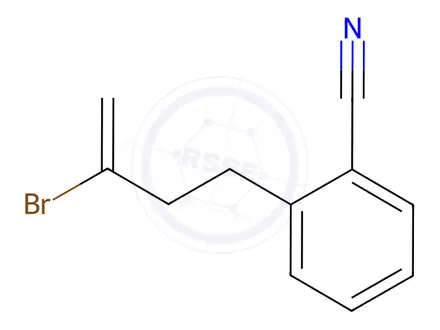 Chemical structure of 2-Bromo-4-(2-cyanophenyl)-1-butene