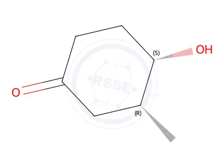Chemical structure of cis-4-Hydroxy-3-methylcyclohexan-1-one