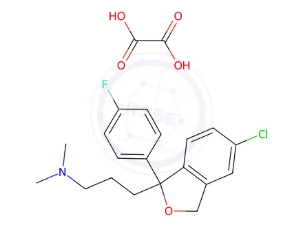 Chemical structure of Escitalopram Impurity 21(Oxalate)