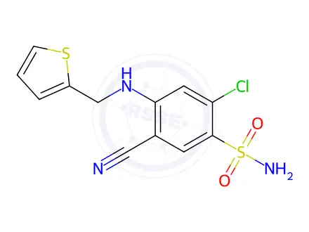 Chemical structure of Azosemide Impurity 15