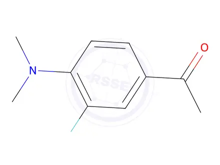 Chemical structure of 1-(4-(Dimethylamino)-3-fluorophenyl)ethan-1-one