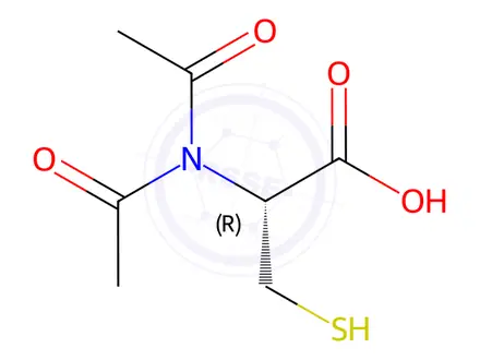 Chemical structure of Acetylcysteine Impurity 388