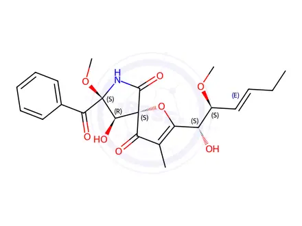 Chemical structure of 11-O-Methylpseurotin A